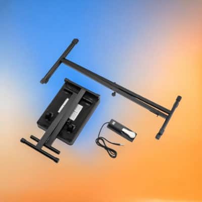 On-Stage KPK6550 Keyboard Stand and Bench Pack with Keyboard Sustain Pedal image 3