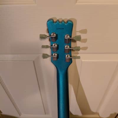 Eastwood Sidejack Baritone STD 2010s - Metallic Blue image 6