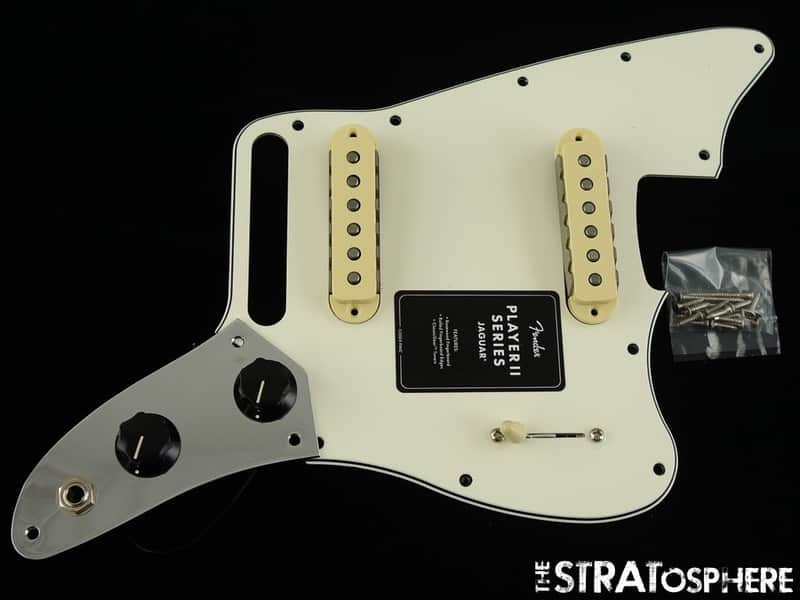 Fender Player II Jaguar Series LOADED PICKGUARD, Guitar Alnico 2 + 5 Parchment image 1
