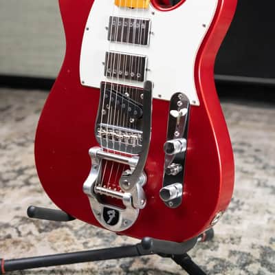 Fender Stories Collection Mike Campbell Red Dog Telecaster Electric Guitar - Red Dog Red with Hardshell Case - Used image 4