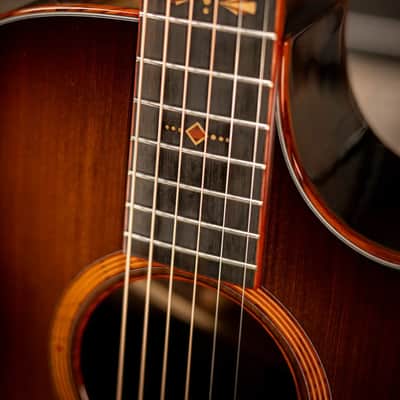 Taylor Custom Shop #13198 12-Fret Grand Concert Acoustic/Electric Guitar - Brazilian Rosewood/Sinker Redwood with Hardshell Case image 8