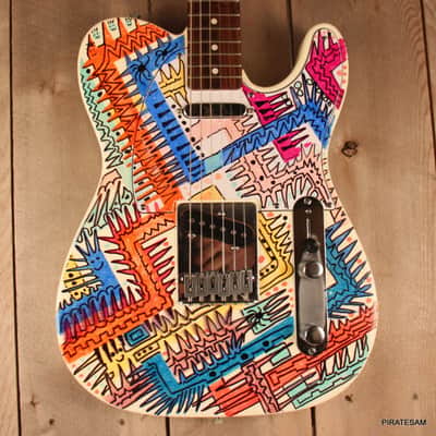 Fender Standard Telecaster Custom Art Guitar " Spiked Again " image 3