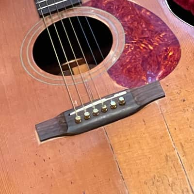 Vintage Gretsch solid spruce top acoustic / electric guitar  Sun valley  60’s  - Natural nitrocellulose image 12