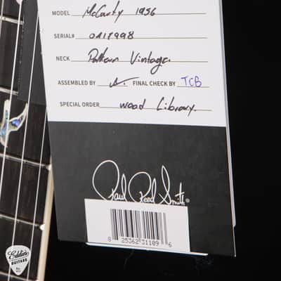PRS Eddie's Guitars Wood Library McCarty 594 Singlecut Swamp Ash/Figured Maple Neck - Copperhead Burst image 15