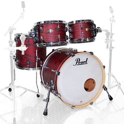 Pearl Session Studio Select 20” 4-Piece Drum Shell Pack - Scarlet Ash image 1