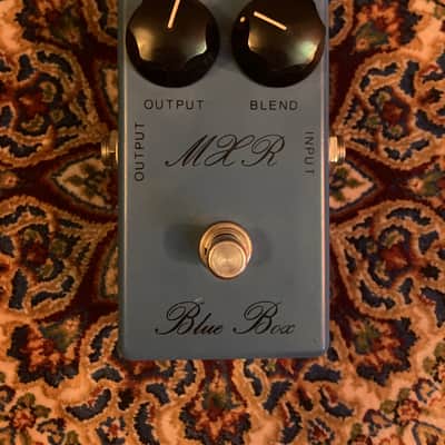 MXR MX-103 Script Blue Box - RARE TRANSITIONAL YEAR MAKE image 1