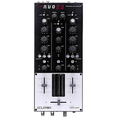 Ecler NUO 2.0 2-Channel Analog Mixer - BLACK image 1