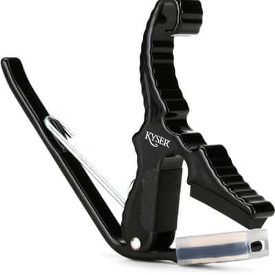 Kyser Quick-Change Short-Cut 3-string Partial Guitar Capo - Black image 1