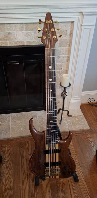 Alembic Europa 6-String Bass 1992 - Walnut Top image 1