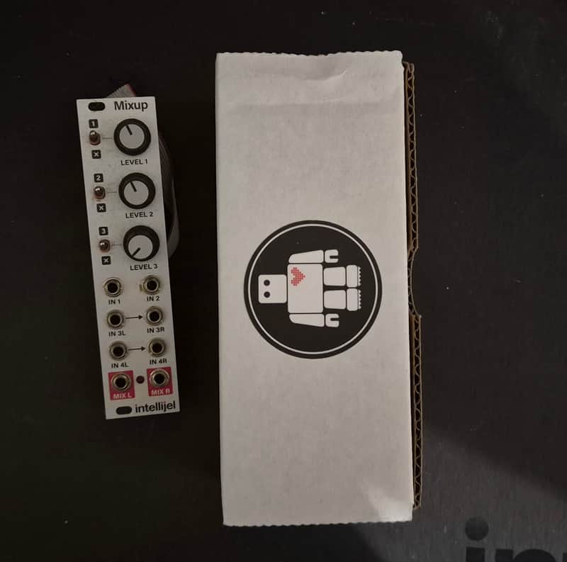 Intellijel Mixup Chainable Utility Mixer Eurorack Synth Module 2018 - Present - White image 1