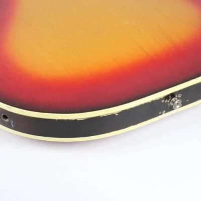 1967 Vintage Fender Coronado II XII Sunburst BODY USA 1960s Early-CBS image 13