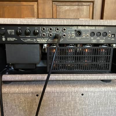 CUSTOM Finished Mesa Boogie JP-2C John Petrucci Signature 3-Channel 100-Watt Guitar Amp Head and Matching 1x12 WideBody Cab 2018 - Custom Fawn Slub Bronco image 6