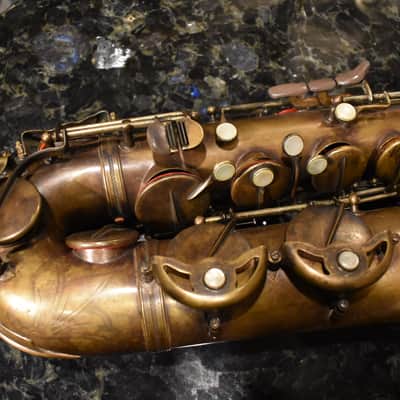 Pierret Super "Artiste" Tenor 1953-1958 Dark Vintage Brass Saxophone image 13