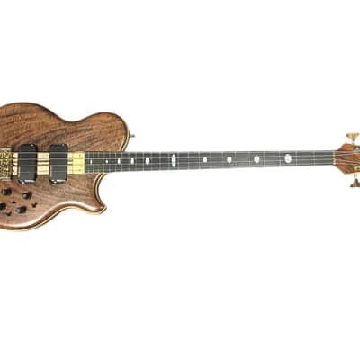 Alembic Crest 4 Medium Scale (32"), Walnut / Ebony / Side Led's *Similar On Order, ETA Oct 2026 image 11