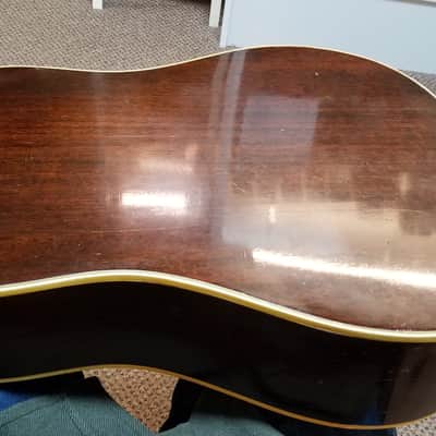 vintage 60's Gibson Southern Jumbo SJ in Cherry Sunburst with Hard Case image 12