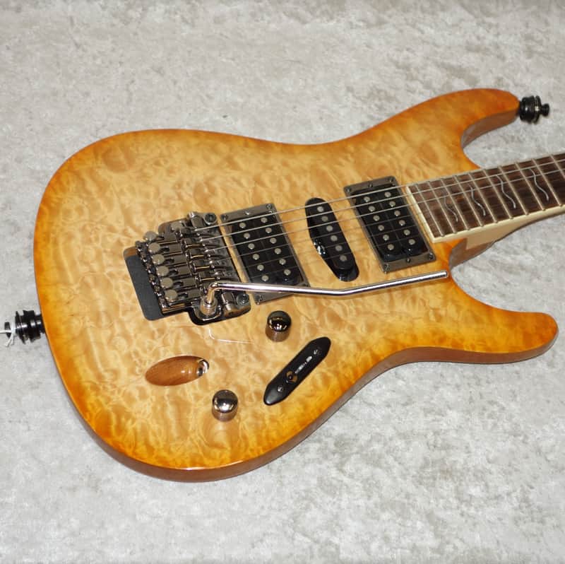 Ibanez S Series S470 S 470 DX QM electric guitar with hardshell