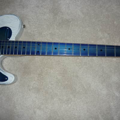One of a Kind Nikita Kintia Soapbar / P90 T-Style Wild Blue Telecaster image 4
