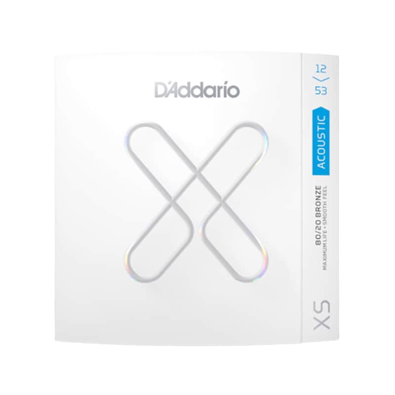 D'Addario XS Coated Acoustic Phosphor Bronze Light 12-53 image 1