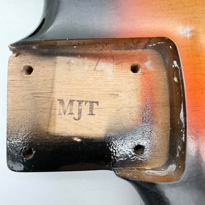 MJT Stratocaster Body Alder Relic Nitro Lefty 3-Tone mjt6698 image 10