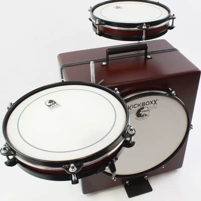 Toca Percussion Kickboxx Suitcase Drum Set with Kickboxx, 10" Snare, 10" Tom, and 3 Acce... image 12