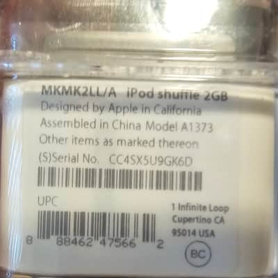 Apple iPod shuffle 2GB MKMK2LL/A Portable MP3 Player in Original Packaging image 4