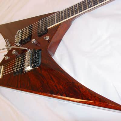 Jackson USA  Custom Shop NAMM Rhoads Doubleguitar, 1 of 1, ultra rare Root Beer Swirl image 18