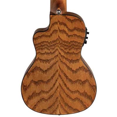 Lanikai Oak Cutaway Electric Concert Ukulele w/Bag image 3