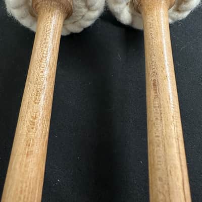 Vintage Ludwig 1960s No. 344 Double-Sided Marching Bass Drum Mallets-EXCELLENT image 6