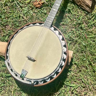 Vintage Ludwig Columbia 1930’s Tenor Banjo - Natural Walnut image 5