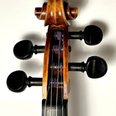 Vintage 4/4 Violin Outfit – One-Piece Flamed Maple Back – Warm Resonant Tone – Bow & Case – Ready to Play - Video image 22