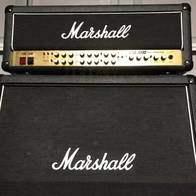 Marshall JCM 200 TSL 100 Head and 1960A lead 4x12 cabinet image 8