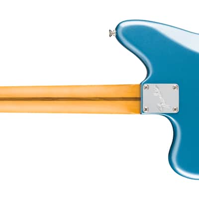 Fender American Professional Classic Jaguar Maple FB Faded Lake Placid Blue with Bag image 2