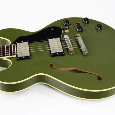 2024 Collings I-35 LC AGED Olive Drab Green | Throbak SLE-101 Plus MXV, Ameritage Case image 15