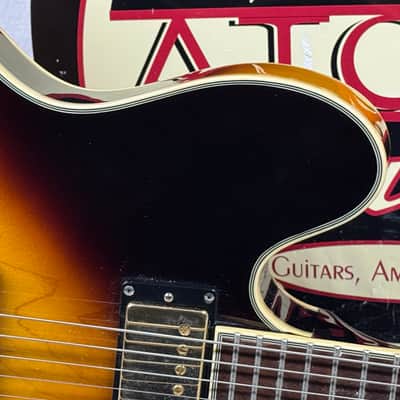 Epiphone Sheraton II 2 Semi-Hollowbody Guitar with Case - MIK Korea 2003 - Vintage Sunburst image 5