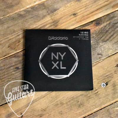 D'Addario NYXL1260 Hybrid C-Tuning Optimized Electric Guitar Strings 12-60 image 2
