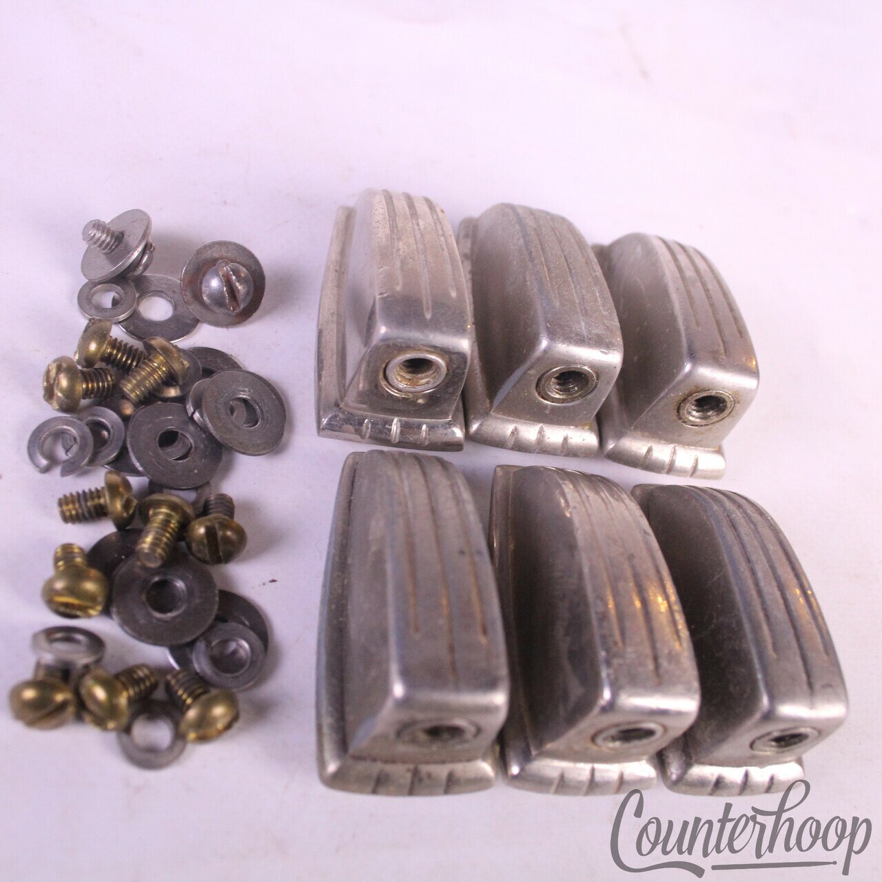 Ludwig/WFL 6x Tom/Snare Drum Small Classic Nickel Lugs Set 1 1/4" Vintage 50s* — main photograph