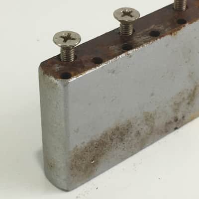 1984-87 Vintage Fender Japan Lefty Tremolo Strat Block Left Relic E Serial  MIJ image 4