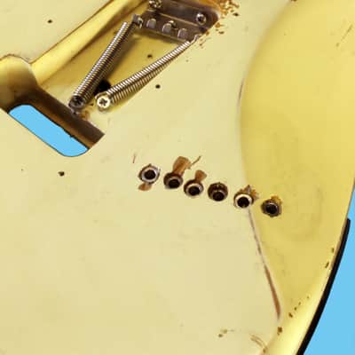 End of the Road Stratocaster in Arctic White -looks smashed but plays perfectly image 9