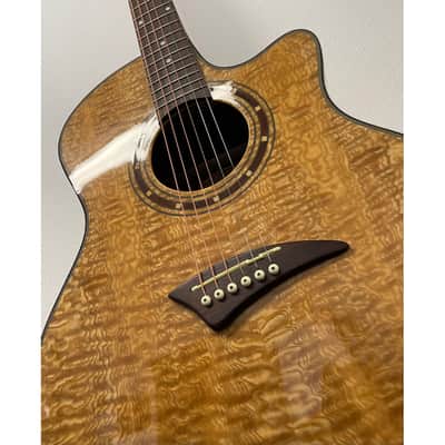 Dean EGA-GN Exotica Quilted Ash Electro Acoustic Guitar Pre-Owned image 10