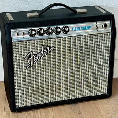 Super Clean 1978 Fender Vibro Champ 6-Watt 1x8" Guitar Combo Silverface, Completely Serviced, Amazing Condition ! image 12