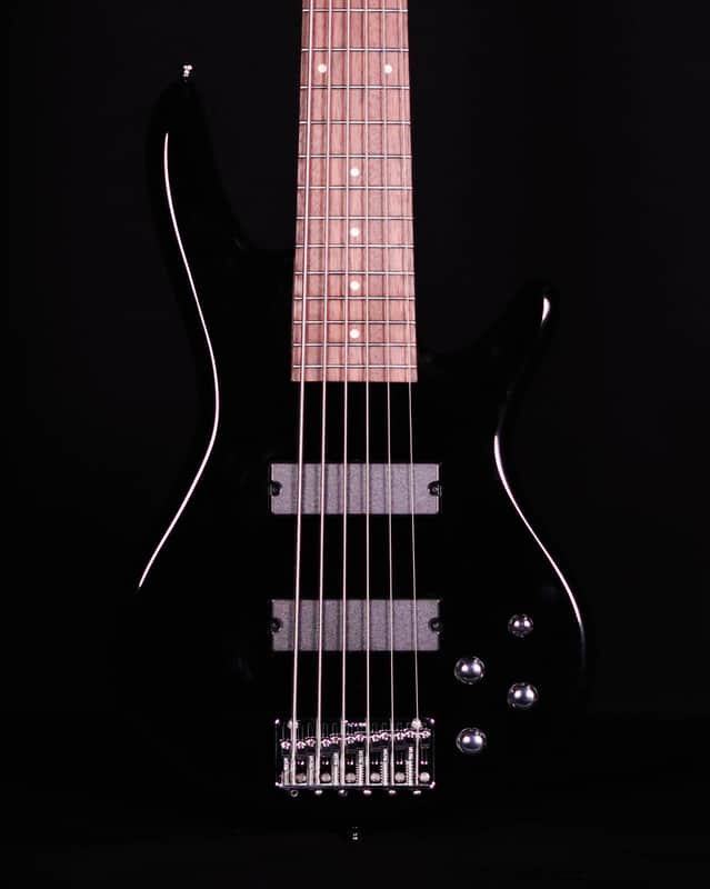 Ibanez GSR206 6-String Bass, Gloss Black image 1