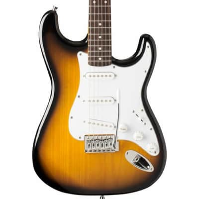 Oscar Schmidt OS-30 Double Cutaway 3/4 Size Electric Guitar, Tobacco Sunburst image 2