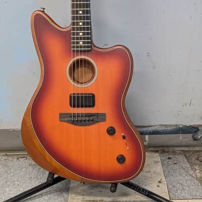 Fender American Acoustasonic Jazzmaster - Sunburst - Made in USA - US227466A image 2