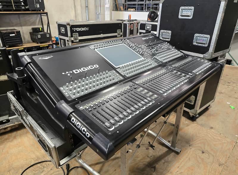 Digico SD10 Mixing Console and case. image 1