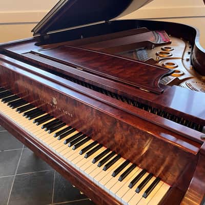 Steinway & Sons Model L cir. 2000 - Kewazinga Bubinga (Crown Jewel) image 3
