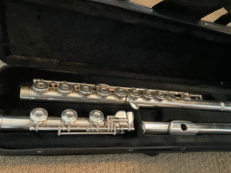 Gemeinhardt Open Hole Flute, B foot, w/Solid Silver Head Joint image 1