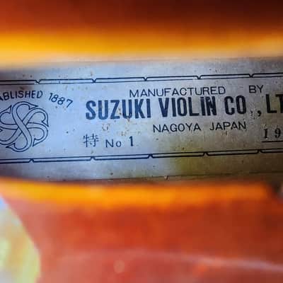 Suzuki Violin No. 1 4/4 Solid Wood Japan 1967 image 5