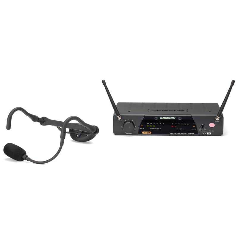 Samson AirLine 77 AH7 Wireless Fitness Headset Microphone System (K5 Band) image 1