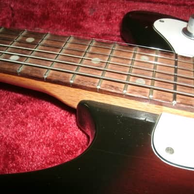 1966 Vox Shadow Sunburst Made in England with case image 18