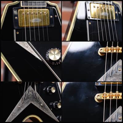 Gibson Custom Art & Historic Flying V Custom “One of The forty” Ebony 2002 w/OHSC image 14